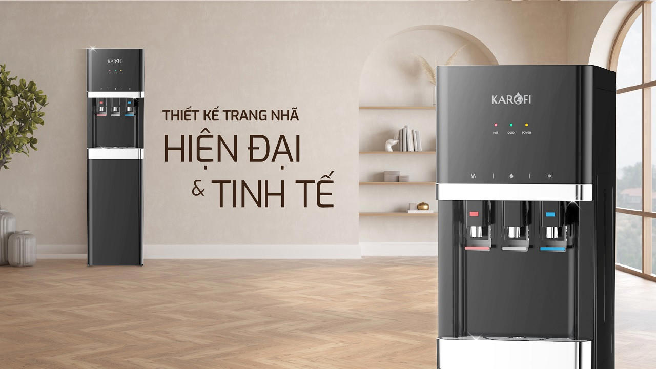 Cây nước nóng lạnh Karofi HCV208B